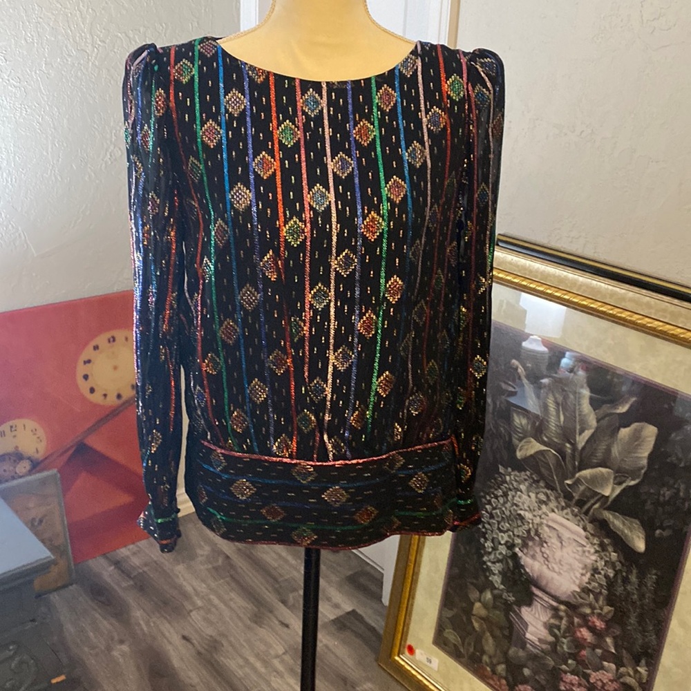Vintage colorful blouse